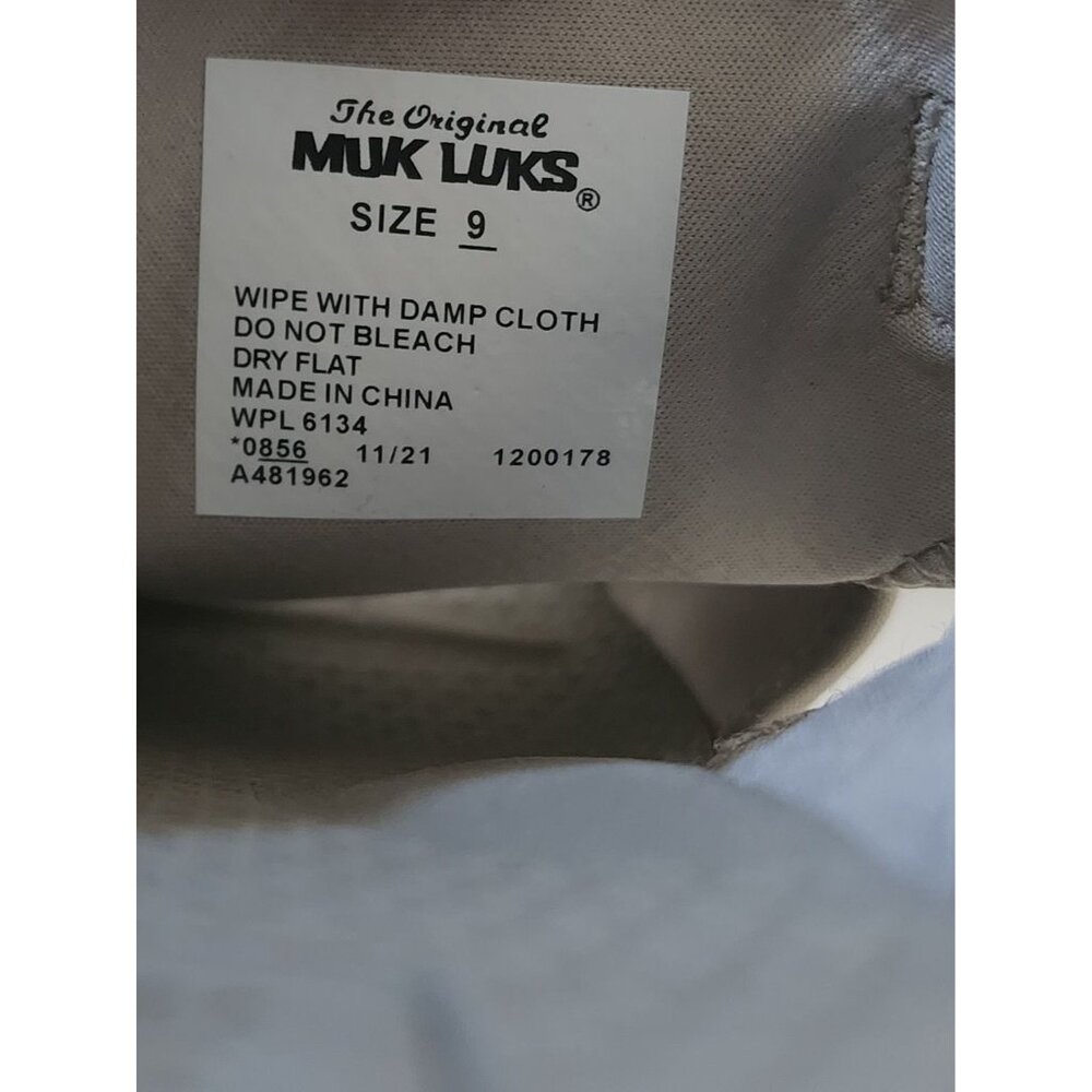 MUK LUKS Women's Clay Boardwalk Parade Microfiber Slingback Mule Sandal Size 9 - Picture 14 of 16